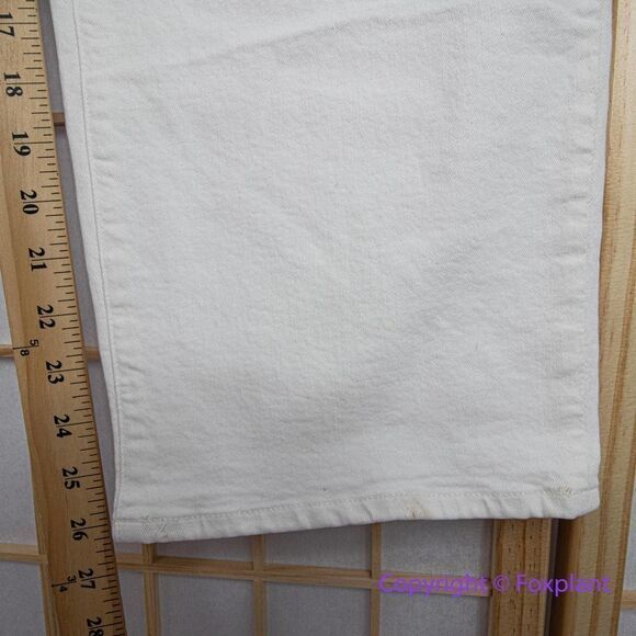 NEW Madewell The Perfect Vintage Wide-Leg Crop Jean‎ Tile White, 27 - Picture 11 of 16